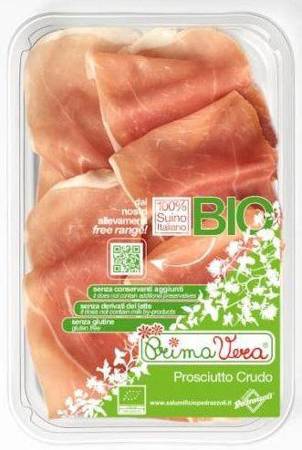 SZYNKA PROSCIUTTO CRUDO BEZGLUTENOWA BIO 70 g - PRIMAVERA