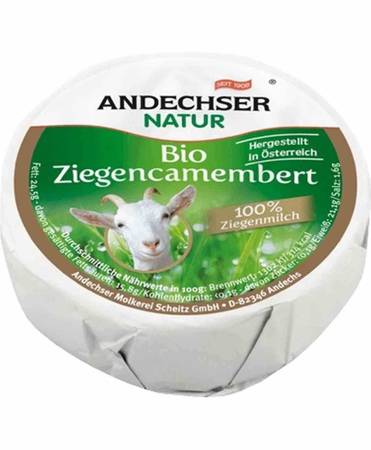 Ser kozi camembert 50% tł.BIO 100g