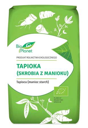 TAPIOKA (SKROBIA Z MANIOKU) BEZGLUTENOWA BIO 400 g - BIO PLANET