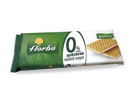 WAFELKI NADZIEWANE BEZ DODATKU CUKRU 150 g - FLORBU