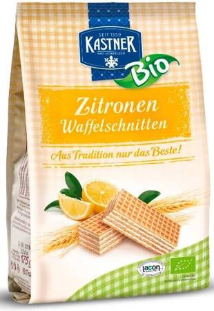 WAFELKI Z KREMEM CYTRYNOWYM BIO 175 g - KASTNER