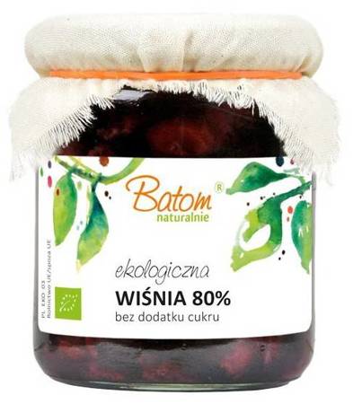 WIŚNIA 80 % B/C BIO 260 g - BATOM