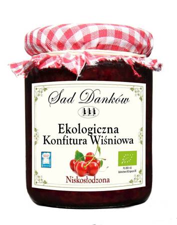 WIŚNIA 80 % Z CUKREM TRZCINOWYM BIO 270 g - SAD DANKÓW