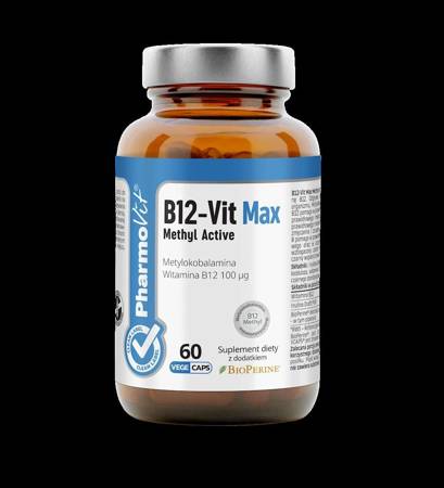 WITAMINA B12 60 KAPSUŁEK 17,4 g - PHARMOVIT (CLEAN LABEL)