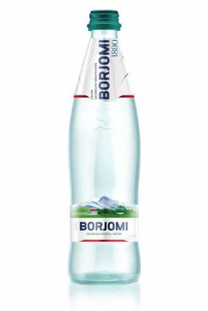 WODA MINERALNA GAZOWANA 500 ml (SZKŁO) - BORJOMI