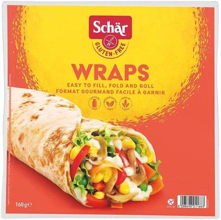 WRAPS BEZGLUT. 160 g - SCHAR