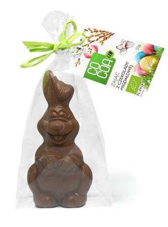 ZAJĄC Z CZEKOLADY MIGDAŁOWEJ BIO 55 g - COCOA (PRODUKT SEZONOWY)