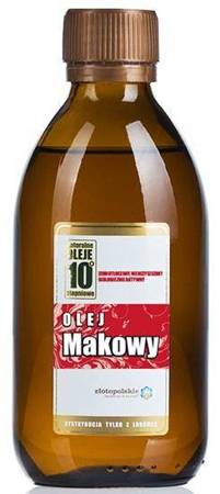 ZŁOTO POLSKIE - OLEJ MAKOWY TŁOCZONY NA ZIMNO 250 ml 