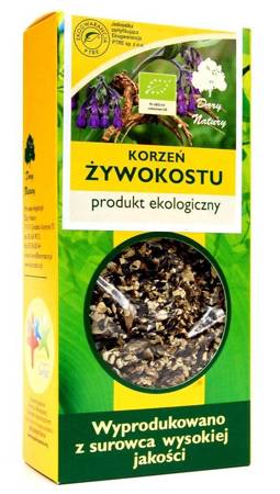 ŻYWOKOST KORZEŃ BIO 100 g - DARY NATURY